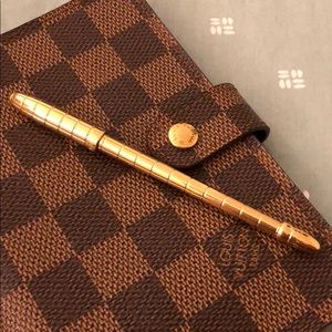 Louis Vuitton Gold Pen Pencil for Agenda PM